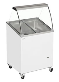 Tefcold IC200SCE canopy scoop ice cream display