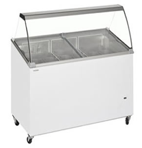 Tefcold IC400SCE canopy scoop ice cream display